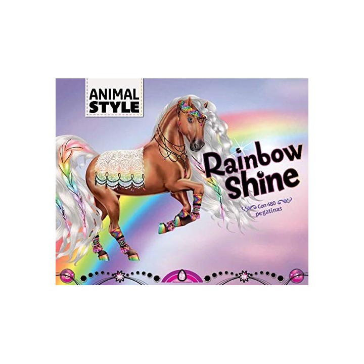 RAINBOW SHINE. CON 480 PEGATINAS.